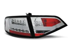 Lampy tylne LED CHROME AUDI A4 B8 08-11 SEDAN największy sklep tuningowy w Polsce!