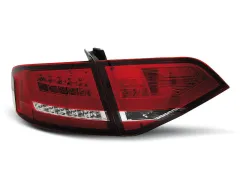 Lampy tylne LED RED WHITE AUDI A4 B8 08-11 SEDAN największy sklep tuningowy w Polsce!
