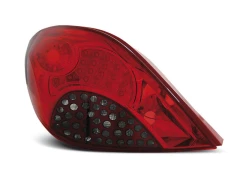 Lampy tylne LED PEUGEOT 207 3D/5D 05.06-06.09 RED SMOKE LED