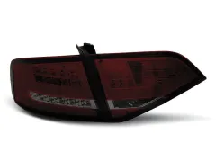 Lampy tylne LED RED SMOKE AUDI A4 B8 08-11 największy sklep tuningowy w Polsce!