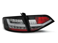 Lampy tylne LED BLACK AUDI A4 B8 08-11 SEDAN największy sklep tuningowy w Polsce!