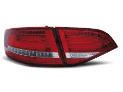 Lampy tylne LED RED WHITE AUDI A4 B8 08-11 AVANT największy sklep tuningowy w Polsce!