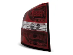 Lampy tylne LED RED WHITE SKODA OCTAVIA II KOMBI 04-12 największy sklep tuningowy w Polsce!
