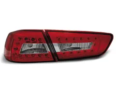 Lampy tylne LED MITSUBISHI LANCER 8 SEDAN 08-11 RED WHITE LED największy sklep tuningowy w Polsce!