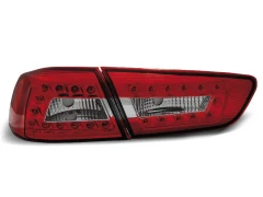 Lampy tylne LED MITSUBISHI LANCER 8 SEDAN 08-11 RED WHITE LED