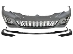 Przedni zderzak 340 PERFORMANCE STYLE PDC GLOSSY BLACK BMW G20/G21 19-22 największy sklep tuningowy w Polsce!