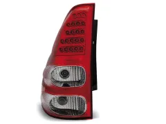 Lampy tylne LED TOYOTA LAND CRUISER 120 03-09 RED WHITE LED największy sklep tuningowy w Polsce!