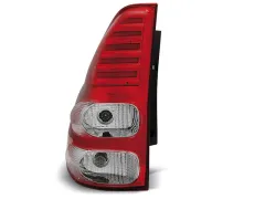 Lampy tylne LED TOYOTA LAND CRUISER 120 03-09 RED WHITE LED największy sklep tuningowy w Polsce!