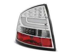 Lampy tylne LED LED BAR Lampy tylneS CHROME SKODA OCTAVIA II SEDAN 04-12 największy sklep tuningowy w Polsce!