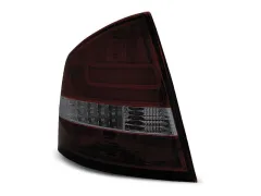 Lampy tylne LED LED BAR Lampy tylneS RED SMOKE SKODA OCTAVIA II SEDAN 04-12 największy sklep tuningowy w Polsce!