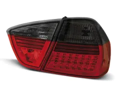 Lampy tylne LED RED SMOKE BMW E90 03.05-08.08 największy sklep tuningowy w Polsce!