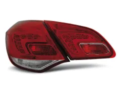 Lampy tylne LED OPEL ASTRA J 10-15 HATCHBACK RED WHITE LED największy sklep tuningowy w Polsce!