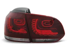 Lampy tylne LED RED WHITE VW GOLF 6 10.08-12 największy sklep tuningowy w Polsce!
