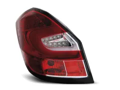 Lampy tylne LED LED BAR Lampy tylneS RED WHIE SKODA FABIA II 07-06.14 największy sklep tuningowy w Polsce!