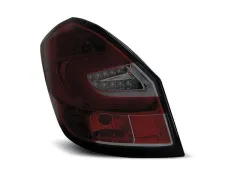 Lampy tylne LED LED BAR Lampy tylneS RED SMOKE SKODA FABIA II 07- 06.14 największy sklep tuningowy w Polsce!