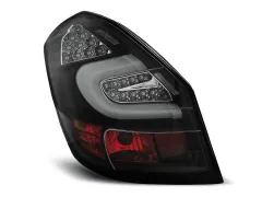 Lampy tylne LED LED BAR Lampy tylneS BLACK SKODA FABIA II 07- 06.14 największy sklep tuningowy w Polsce!