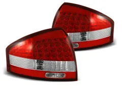 Lampy tylne LED RED WHITE AUDI A6 97-04 największy sklep tuningowy w Polsce!