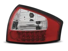 Lampy tylne LED RED WHITE AUDI A6 05.97-05.04 największy sklep tuningowy w Polsce!