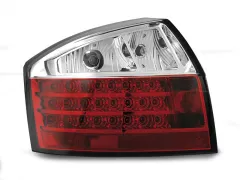 Lampy tylne LED RED WHITE AUDI A4 10.00-10.04 największy sklep tuningowy w Polsce!