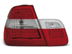 Lampy tylne LED RED WHITE BMW E46 05.98-08.01 SEDAN największy sklep tuningowy w Polsce!