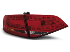 Lampy tylne LED RED WHITE AUDI A4 B8 08-11 SEDAN największy sklep tuningowy w Polsce!