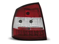 Lampy tylne LED OPEL ASTRA G 09.97-02.04 RED WHITE LED największy sklep tuningowy w Polsce!