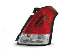 Lampy tylne LED SUZUKI SWIFT 05.05-10 RED WHITE LED