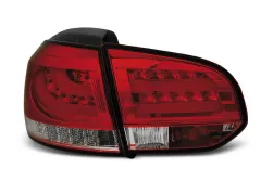 Lampy tylne LED LED BAR Lampy tylneS RED WHIE VW GOLF 6 10.08-12 największy sklep tuningowy w Polsce!