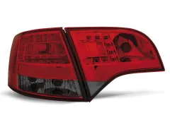 Lampy tylne LED RED SMOKE AUDI A4 B7 11.04-03.08 AVANT największy sklep tuningowy w Polsce!