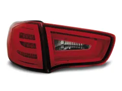 Lampy tylne LED KIA SPORTAGE III 10-04.14 RED WHITE LED BAR największy sklep tuningowy w Polsce!
