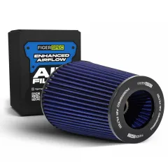 Stożkowy filtr powietrza FigerSPEC 200mm (+adaptery 76/89/101mm) Niebieski największy sklep tuningowy w Polsce!