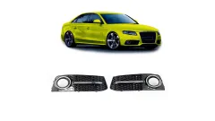 Ramka halogenów Audi A4 B8 Chrome Black największy sklep tuningowy w Polsce!