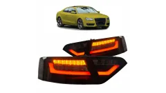 Lampy Audi A5 8T Tył LED Black-Smoke największy sklep tuningowy w Polsce!