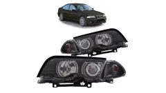 Lampy BMW 3 E46 Przód CCFL Black największy sklep tuningowy w Polsce!