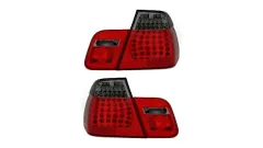 Lampy BMW 3 E46 Tył LED Red-Smoke największy sklep tuningowy w Polsce!