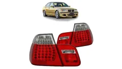 Lampy BMW 3 E46 Facelift Tył LED Red-Clear największy sklep tuningowy w Polsce!