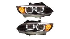 Lampy BMW 3 E92 E93 Przód Xenon Black DRL największy sklep tuningowy w Polsce!