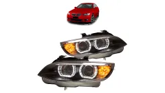 Lampy BMW 3 E92 E93 Przód Xenon Black DRL największy sklep tuningowy w Polsce!