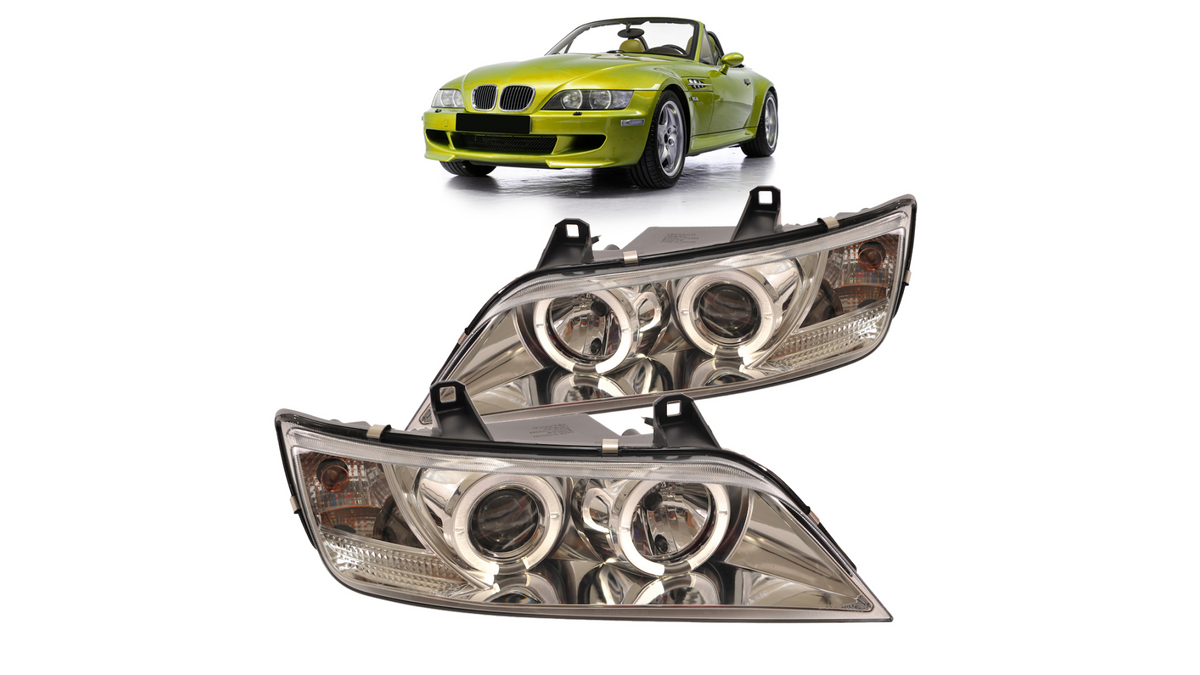 Lampy BMW Z3 3 E36 Przód Chrome największy sklep tuningowy w Polsce!