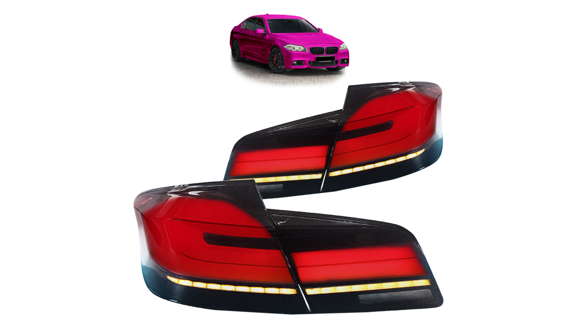 Lampy BMW 5 F10 Tył Dynamic LED Red największy sklep tuningowy w Polsce!