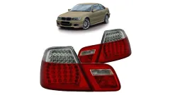 Lampy BMW 3 E46 Facelift Tył LED Red-Clear największy sklep tuningowy w Polsce!