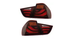 Lampy BMW 3 E90 Facelift Tył LED Red-Smoke największy sklep tuningowy w Polsce!