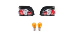 Lampy RENAULT CLIO I Tył Black największy sklep tuningowy w Polsce!