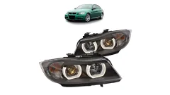 Lampy BMW 3 E90 E91 Przód Xenon Black największy sklep tuningowy w Polsce!