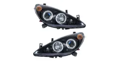 Lampy PEUGEOT 307 CC SW 2001-obecnie Przód Projector Black największy sklep tuningowy w Polsce!