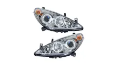 Lampy PEUGEOT 307 CC SW 2001-obecnie Przód Projector Chrome największy sklep tuningowy w Polsce!