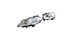 Lampy RENAULT MEGANE II Przód Chrome największy sklep tuningowy w Polsce!