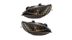 Lampy SEAT IBIZA IV Przód Black największy sklep tuningowy w Polsce!