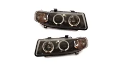 Lampy SEAT TOLEDO II LEON Przód Black największy sklep tuningowy w Polsce!