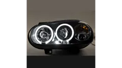 Lampy Volkswagen Golf IV Przód Black największy sklep tuningowy w Polsce!